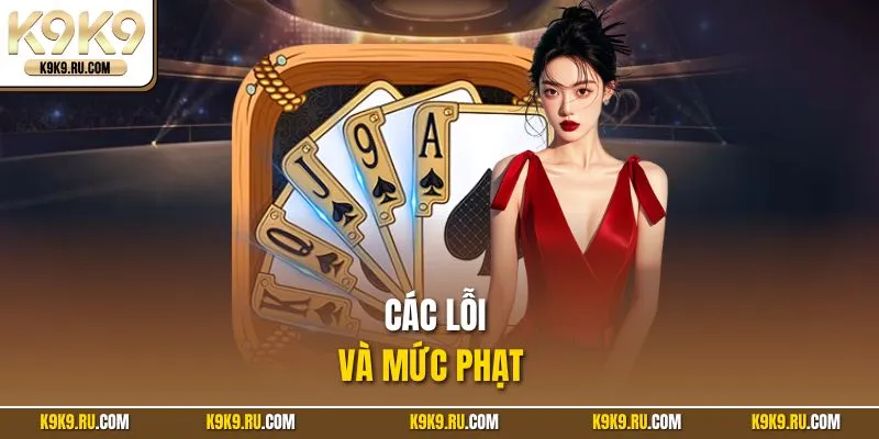 Các lỗi và mức phạt  
