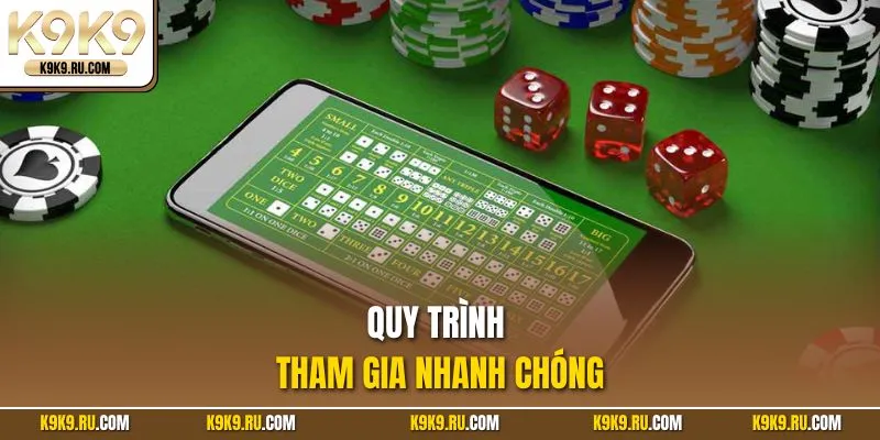 Quy trình tham gia nhanh chóng